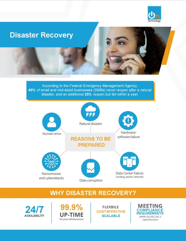 Disaster Recovery One sheet 3 Disaster Recovery Services Disaster Recovery One sheet 3